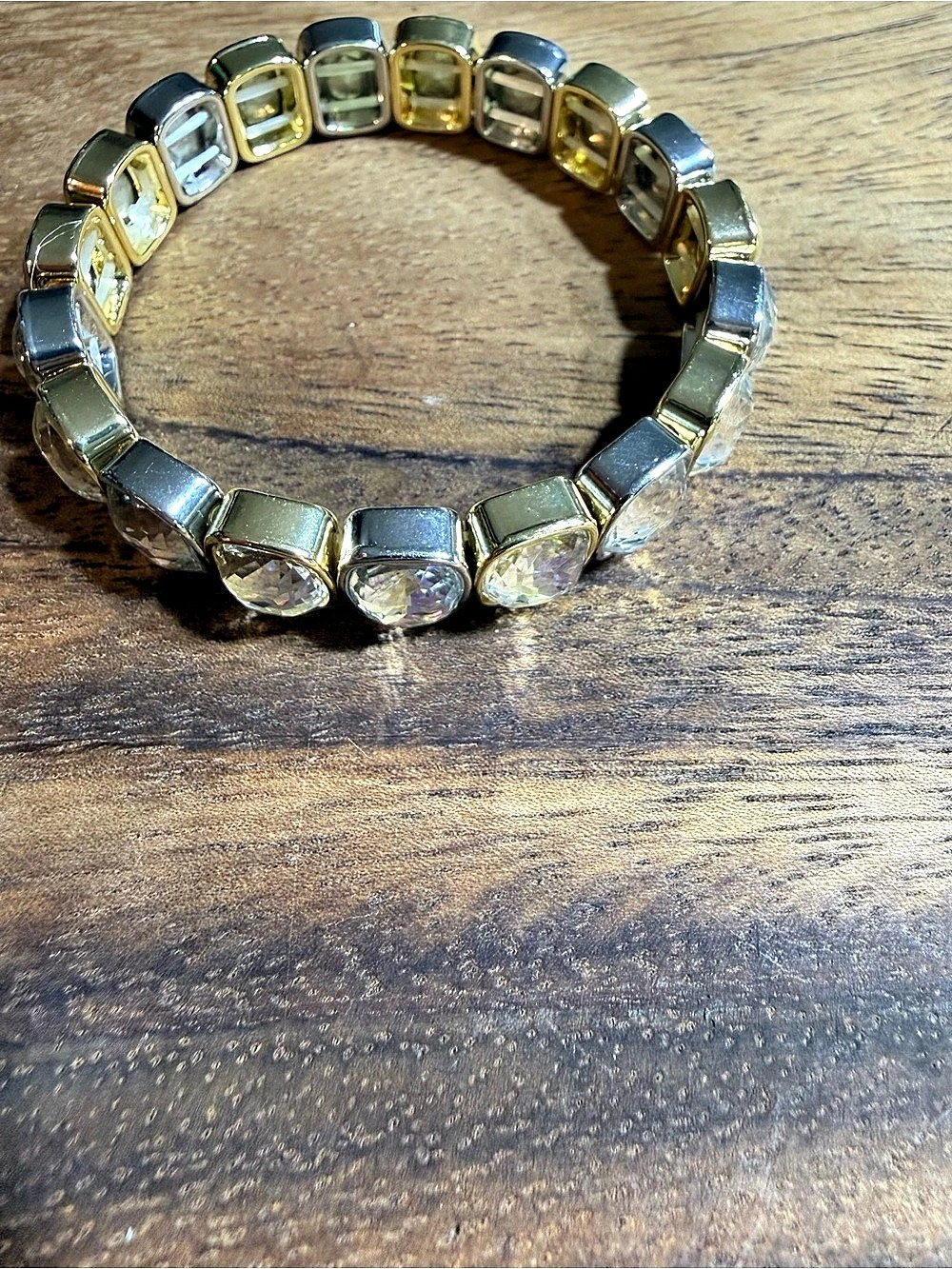 Alice in Dallas Multicolor Statement Gemstone Bracelet Like New